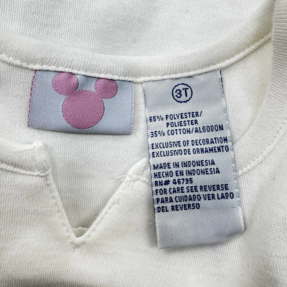 Camisa De Colección Disney Niño Pequeño Talla 3T Años 90 Y2K Rara Princesa Cenicienta Blancanieves Foto 2 de 4