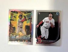 2025 Bowman Chrome Marcelo Mayer Rookie + It Came to the League Rookie Red Sox