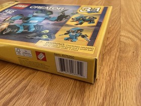 Dog Robot Manual and Box - Robo Explorer LEGO CREATOR (31062) - USED, READ DESC