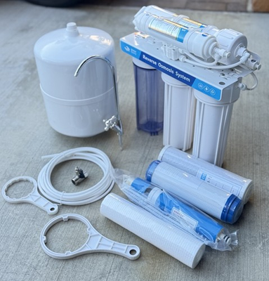 #ad 5 Stage Drinking Reverse Osmosis Home RO Water Filter System 100 GPD W Tank $129.99