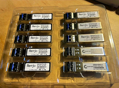 Huawei kompatibel 02318170 10G SFP+ LR 1310nm 10km Transceiver 8er Pack Posten NEU
