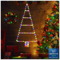 Weihnachtsbeleuchtung AußEn LED Lichterkette Bunt 81Cm Mit Timer 8 Modi