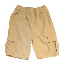 The Childrens Place Boys Size 8 Adjustable Waist Khaki Cargo Shorts Uniform