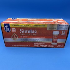 Similac 360 Total Care Sensitive Infant Formula, Ready to Feed, 12-2oz bottles