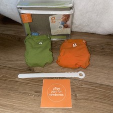 gDiapers Orange  Green Little gPants Small 8-14lbs
