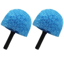 2 Pack Blue Twist-On Cobweb Duster Head Brush - Efficient Indoor  Outdoor Spide