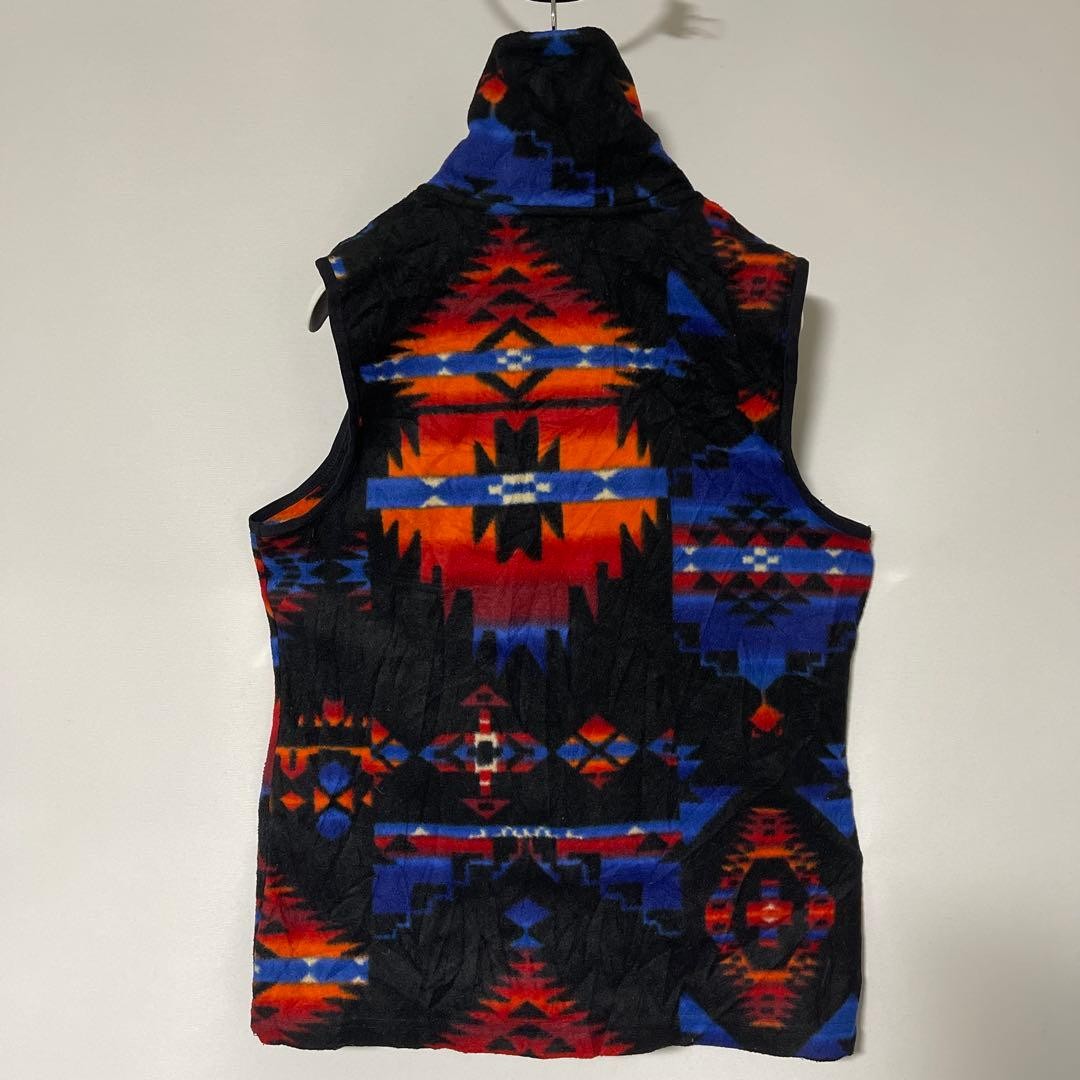 Chaps Denim Ralph Lauren Native Pattern Fleece Ve… - image 2