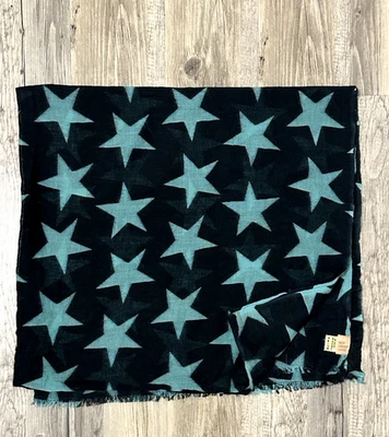 Becksöndergaard  Seide Wolle Damen Schal Tuch Dunkel Blau 110cm X 200cm - Bild 1 von 3
