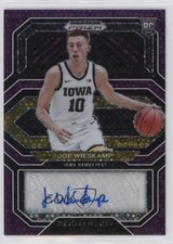 2021-22 Panini Prizm Draft Picks Purple Circles 35/50 Joe Wieskamp Auto 1bj7