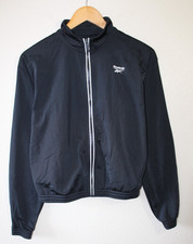Reebok Womens Black White Full Zip Long Sleeve Speedwick Jacket S NWOT
