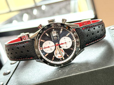Tag Heuer - Carrera Chronograph Calibre 16 Luxury Sport Watch Full Set CV201AP-0