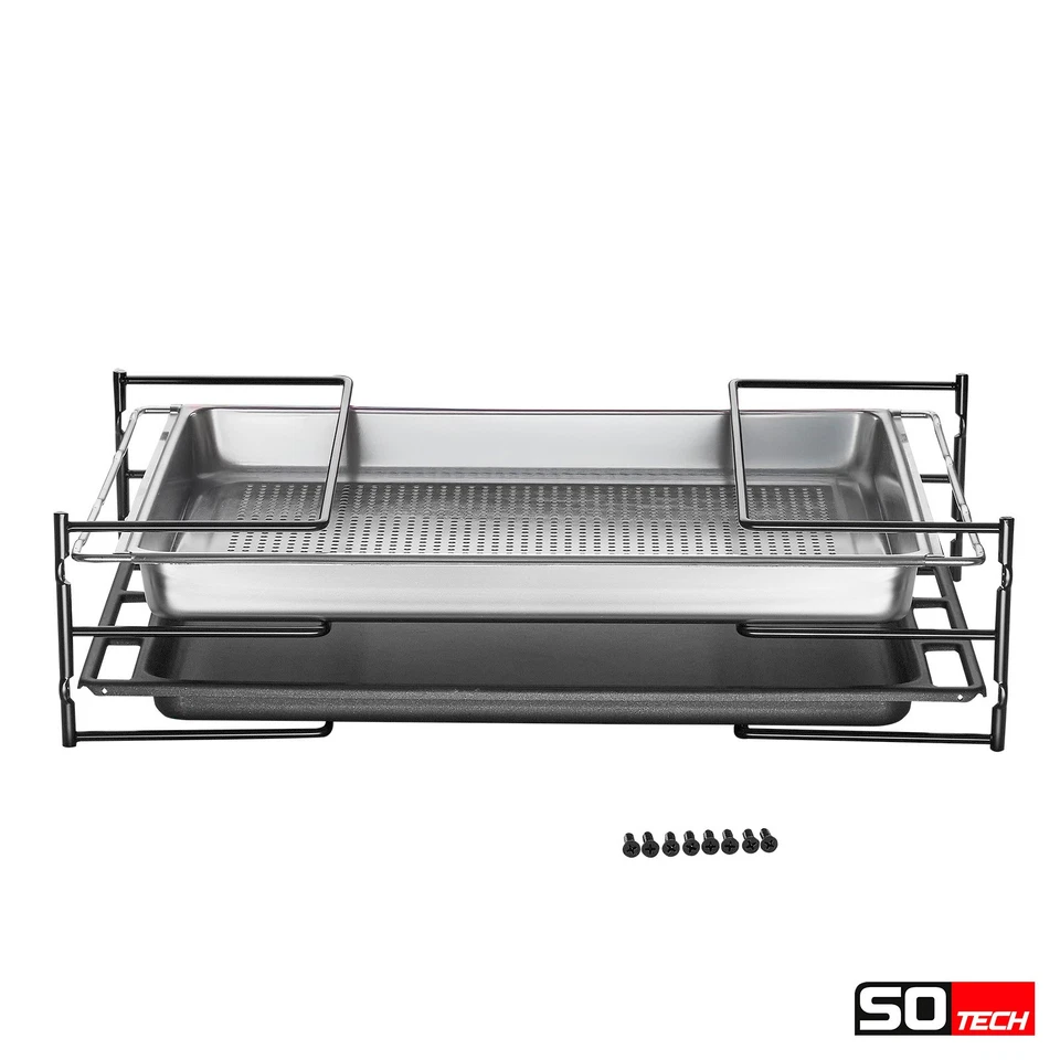 Backblechhalter Gitterrost-Halter Backblechhalterung 364 x 140 x 125 mm SOTECH - Bild 4 von 4