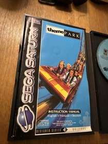 Theme Park Sega Saturn Designer Series Includes Manual Very Good Condition Boxed