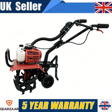 52cc 2-Stroke Petrol Garden Tiller, Cultivator, Rotavator and Rototiller 1.5KW