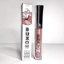 Buxom Full-On Plumping Lip Polish SUGAR ~ Full Size 0.15 fl oz ~ NEW + FAST SHIP