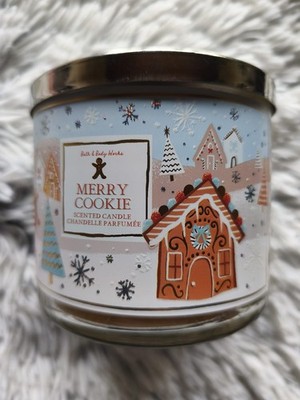 Bath and Body Works 3 Docht Duftkerze  Merry Cookie