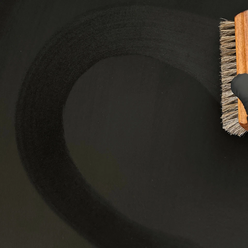 Auto Dachhimmel Stoff Mikrofaserstoff Meterware Polsterstoff Schwarz mit Schaum - Bild 4 von 4