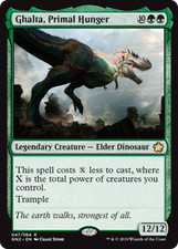 Ghalta, Primal Hunger Game Night 2019 PLD Green Rare MAGIC MTG CARD ABUGames