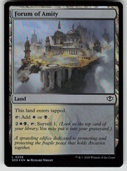 Forum of Amity #256 Foil Secrets of Strixhaven MTG