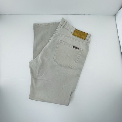 Marlboro Classics MCS Jeans W36 L32 Grey Stone Mens Straight Denim