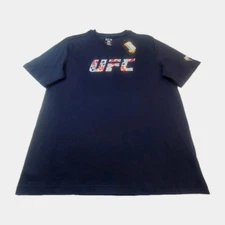 UFC Venum T-Shirt Men’s Size Med Blue Navy Short Sleeve Fight Adult Top New, NWT