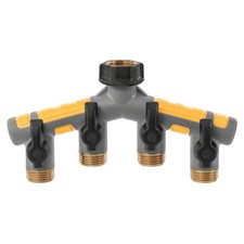 Garden Hose Manifold with Shut-offs