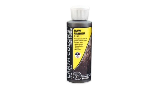 Woodland Scenics 1221 Earth Colors™ Raw Umber Liquid Pigment 4 fl oz / 118 mL | Zustand: New