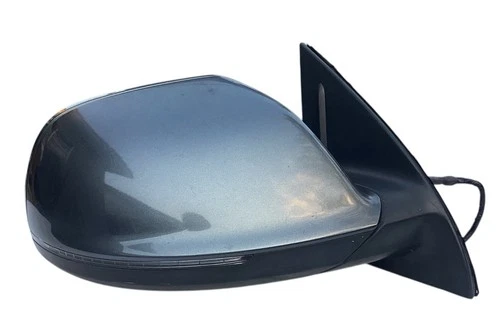 2013–2015 Audi Q7 Left Driver Side Power Fold Door Mirror Blind Spot  Grey