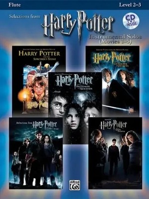 Harry Potter Movies 1-5, w. Audio-CD, for Flute | John Williams | Englisch