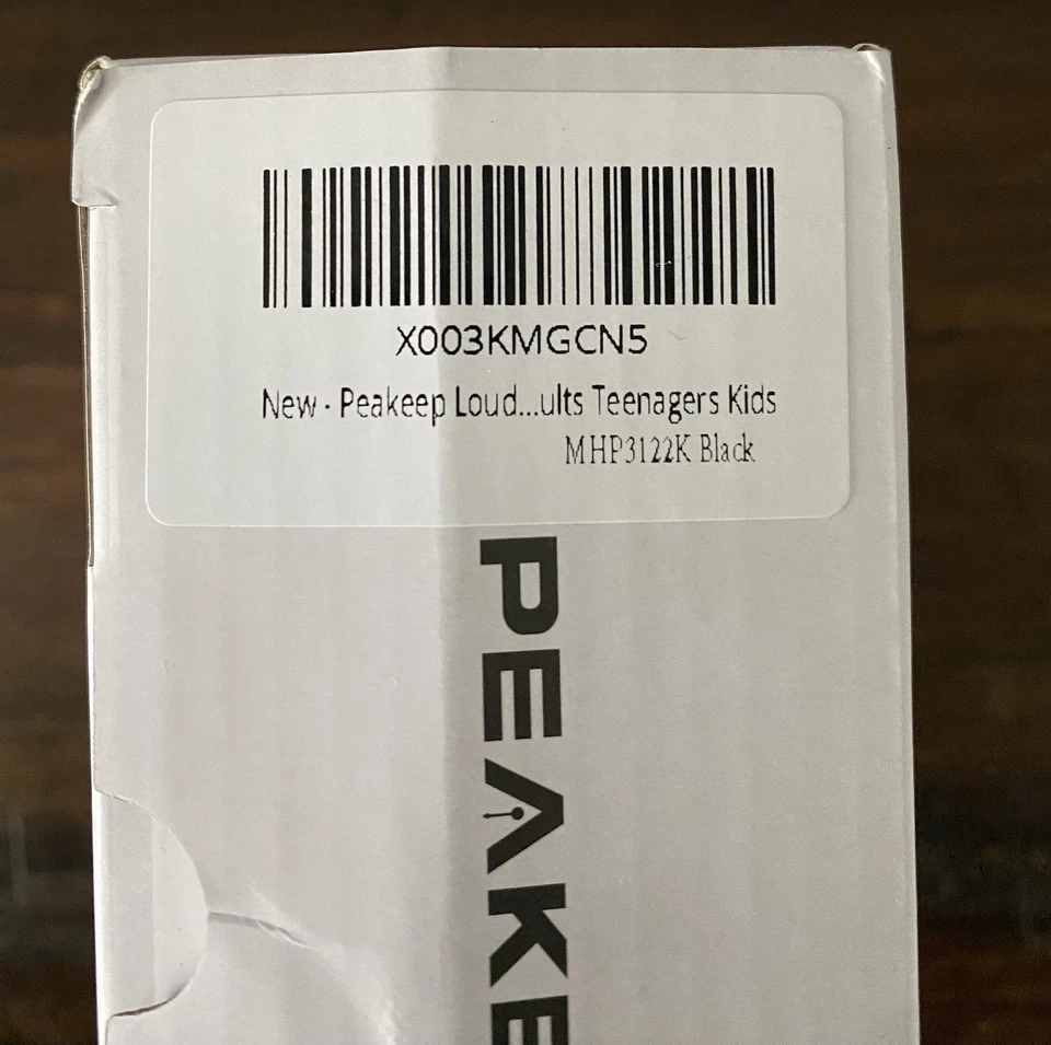 Peakeep Teenagers Kids Loud Alarm Clock for Heavy Sleepers Black New - Image 3 of 3