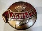Vintage 1974 SCHLITZ BEER World Earth Globe Round sign Milwaukee Wi
