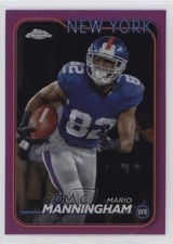 2024 Topps Chrome Pink Refractor Mario Manningham #145 1fa4