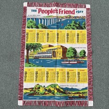 Vintage The People’s Friend Tea Towel 1977 Callander
