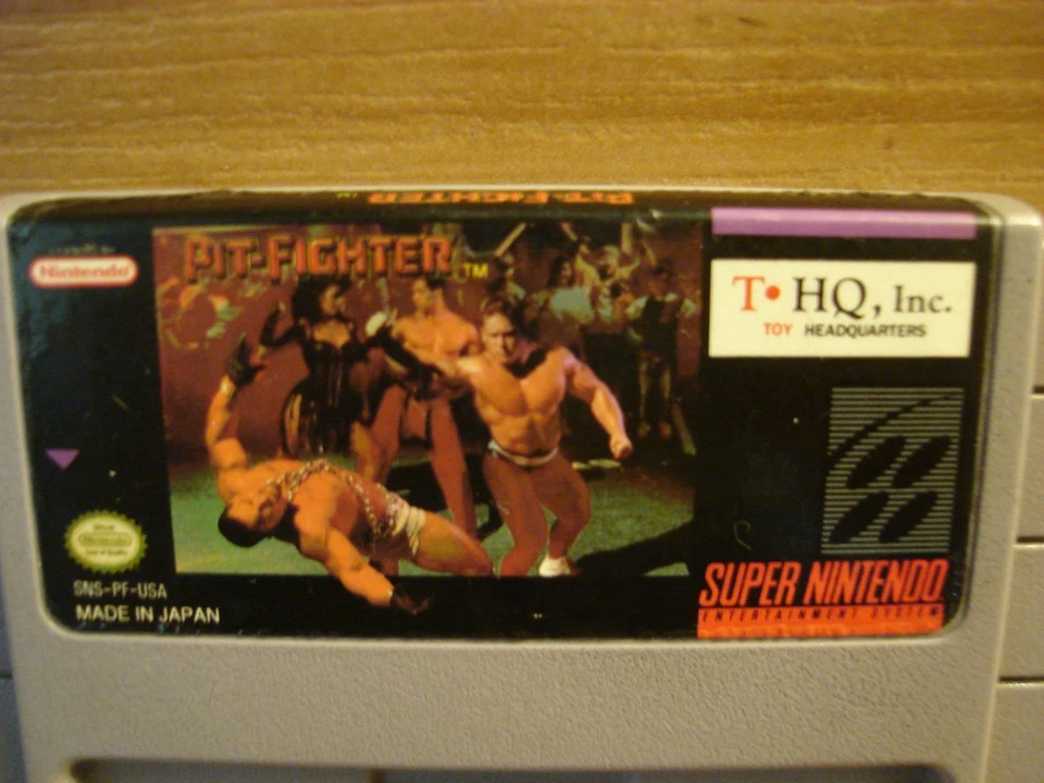 Pit-Fighter ( Super Nintendo Entertainment System, 1992) Cartridge Only - Image 2 of 4