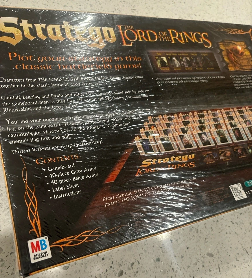 Stratego Señor de los Anillos Edición Trilogía SELLADO JUEGO NUEVO 07930420409 Foto 4 de 4