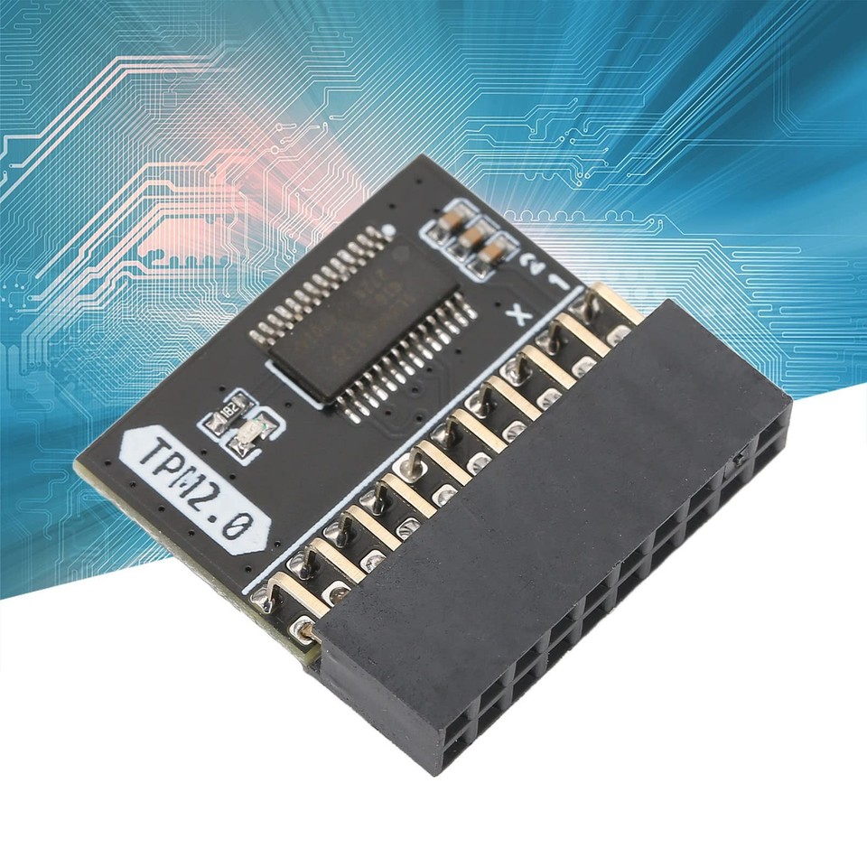 Module De Sécurité TPM 2.0 - 20 Broches (2x10P) - Chiffrement PC, Carte Mère - Compatible DDR4
