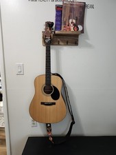 Jasmine Dreadnought Acoustic Guitar Natural Spruce Mahogany 6 String w/ Strap