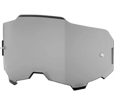 100% Replacement Lens for Armega Goggles - Smoke Motorcycle ATV/UTV Street Bike