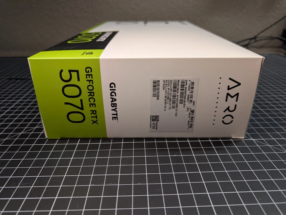 GIGABYTE - NVIDIA GeForce RTX 5070 AERO OC 12G GDDR7 PCI Express 5.0 Used - Image 4 of 4