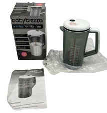 NIB Baby Brezza One Step Formula Mixer Pitcher Nursery Baby Care Gray 28 oz