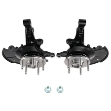 2PCS Front Wheel Hub Bearing Steering Knuckle Assembly For Ford Edge 2011-2014