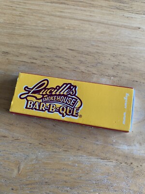 Lucilles Smoke House Bar-B-Que Wood Toothpick SoCal BBQ Racist Slogan