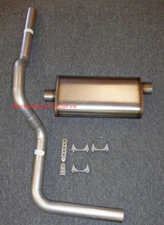 Fits 88-06 Chevy Silverado Mandrel Bent Exhaust w/ MaxFlow Muffler - Mellow
