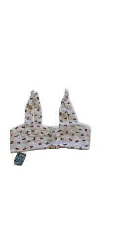 Free People Boho Women's Britt Cherry-Embroidered Bralette White Combo Medium