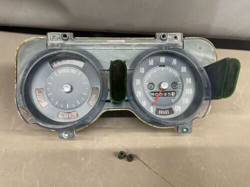 1968-1972 Pontiac GTO LeMans Tempest Grand Prix Gauge Cluster Speedometer Gas OE - Picture 1 of 20
