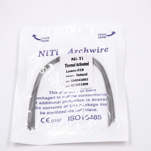 Filo arco tondo NITI termoattivato orto dentale naturale superiore inferiore - Foto 54 di 62