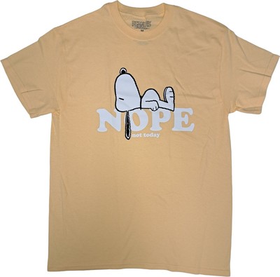 T-shirt Uomo Peanuts Snoopy 'Nope Not Today', Maglia Ufficiosa Per L'ufficio