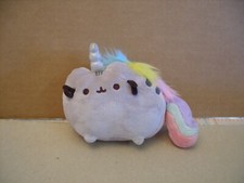 Pusheen Pusheenicorn GUND Unicorn Rainbow Plush Stuffed w/KEY BACKPACK CLIP 6''