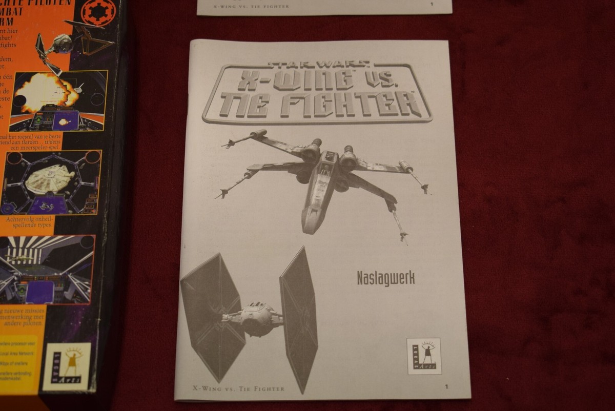 Jeu PC Star Wars X-Wing vs TIE Fighter Big Box 1997 LucasArts