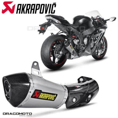 KAWASAKI ZX-10 R 2011-2015 Pot échappement AKRAPOVIC Titane S-K10SO7T-HASZ - Photo 1/4